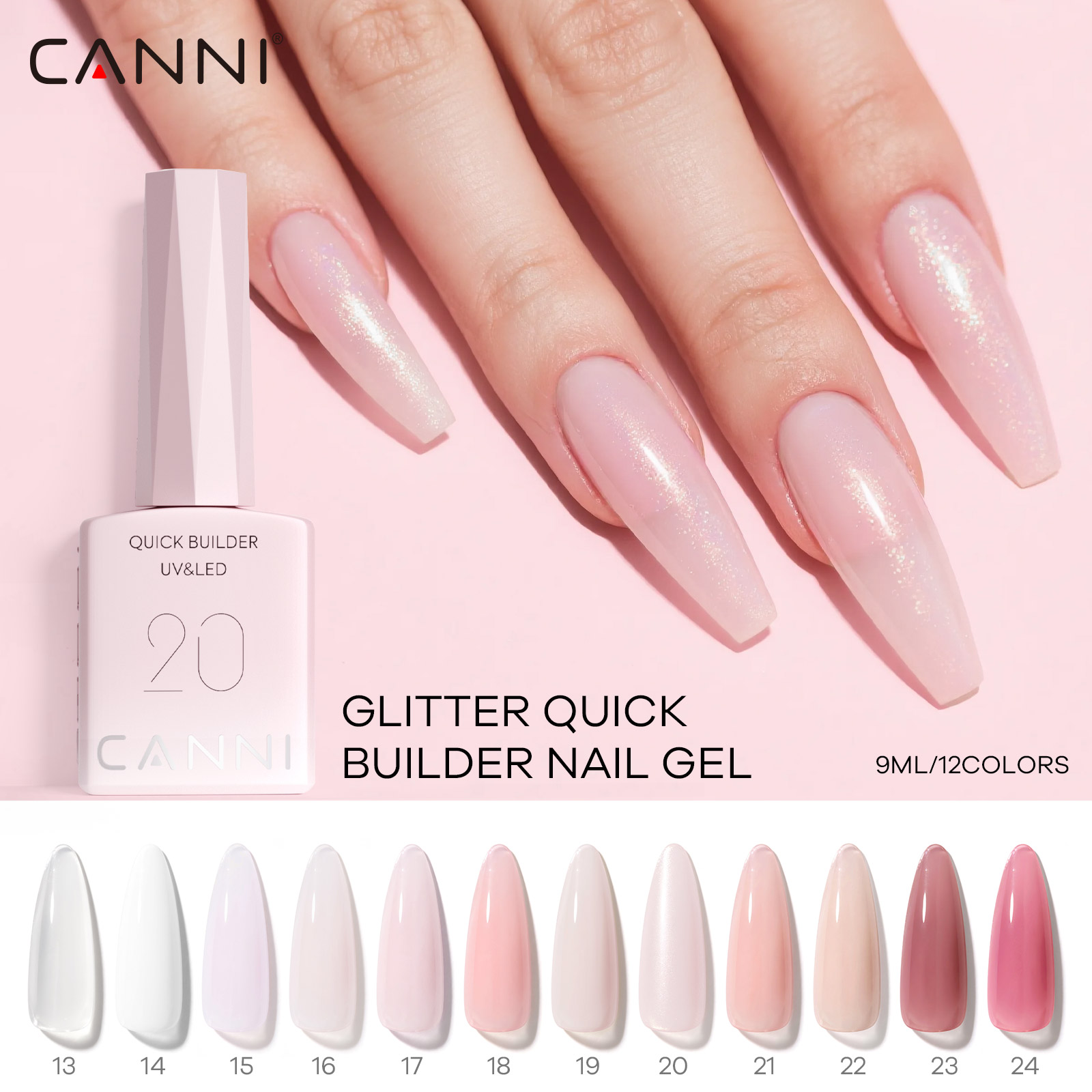 CANNI UV Construction Gel Fast - Resin Art Training recension och pris