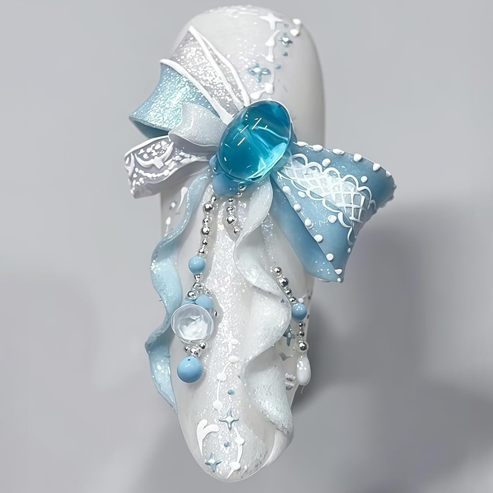 BowKnot & Heart Drop Nail Mold - Resin Art Template recension och pris