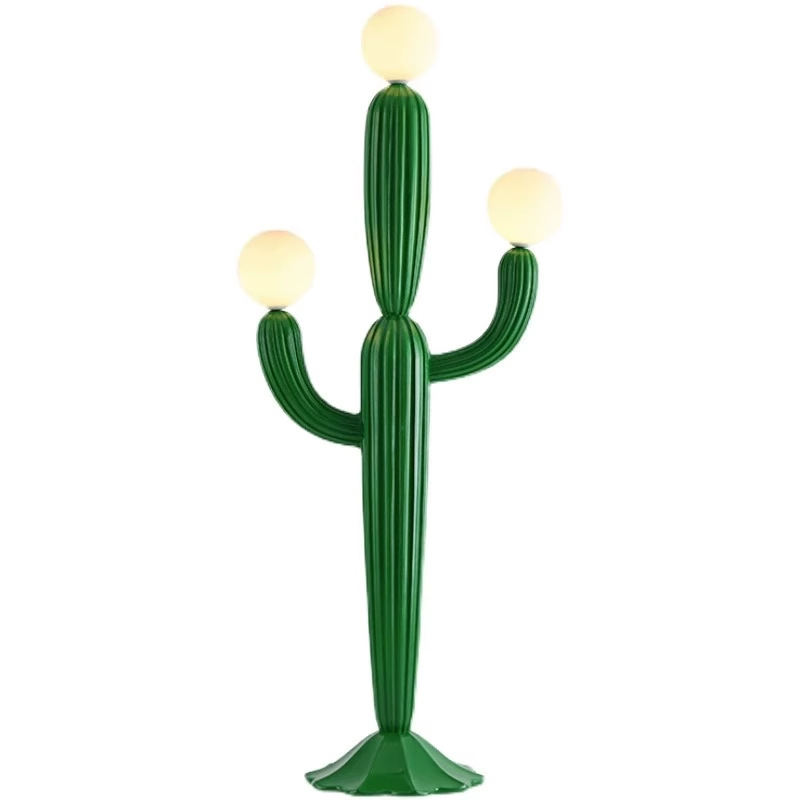 Cactus Floral Art LED Floor La - Resin Art Floor Design recension och pris