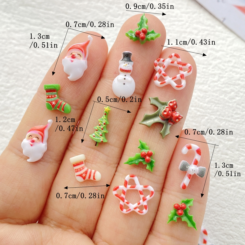 50Pcs Mixed Nail Art Resin Chr - Resin Art Tree recension och pris