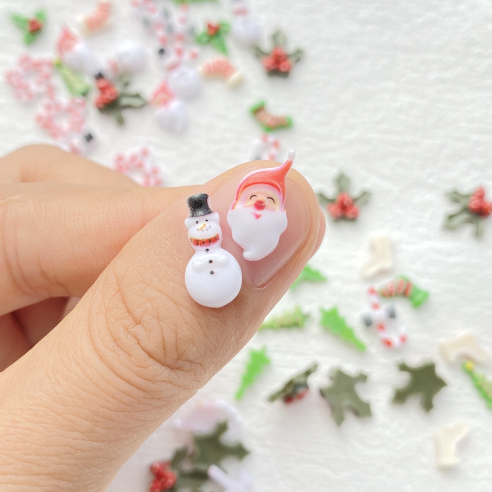 50Pcs Mixed Nail Art Resin Chr - Resin Art Tree recension och pris