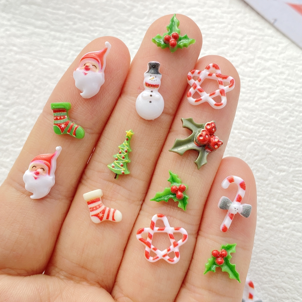 50Pcs Mixed Nail Art Resin Chr - Resin Art Tree recension och pris