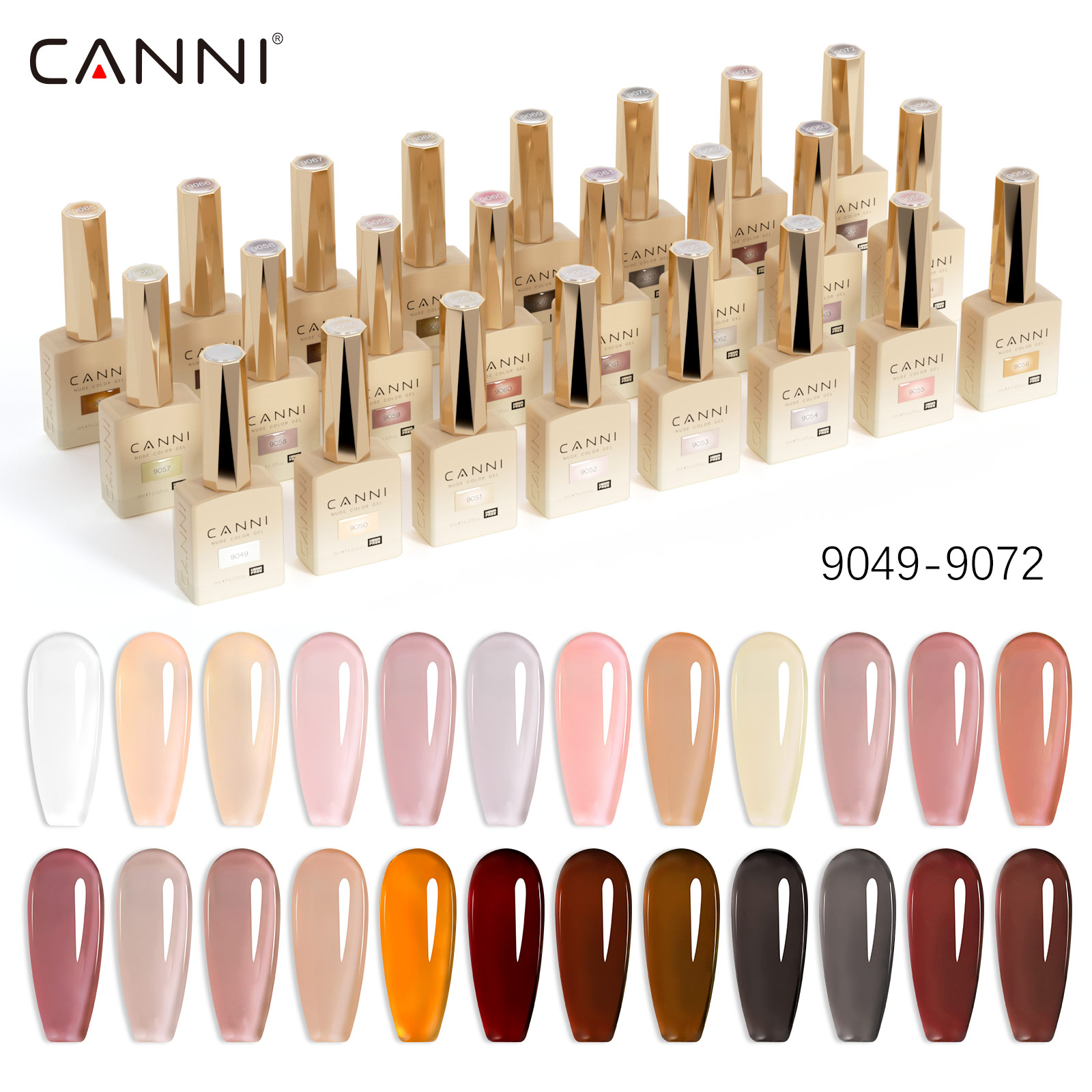 CANNI Jelly Color Gel Nail Pol - Resin Art Training recension och pris