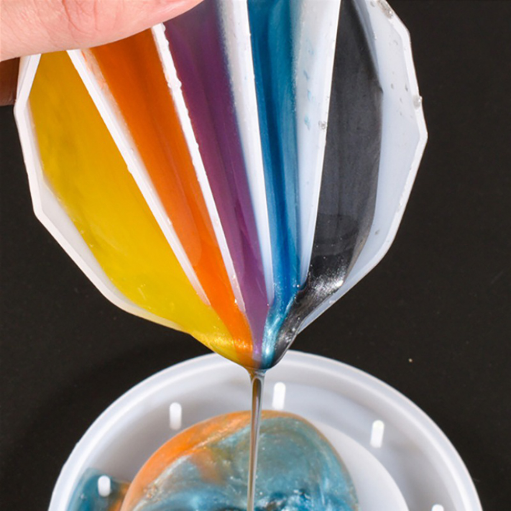 2/3/4/5 Grids Silicone Split C - Resin Mixing Cup recension och pris