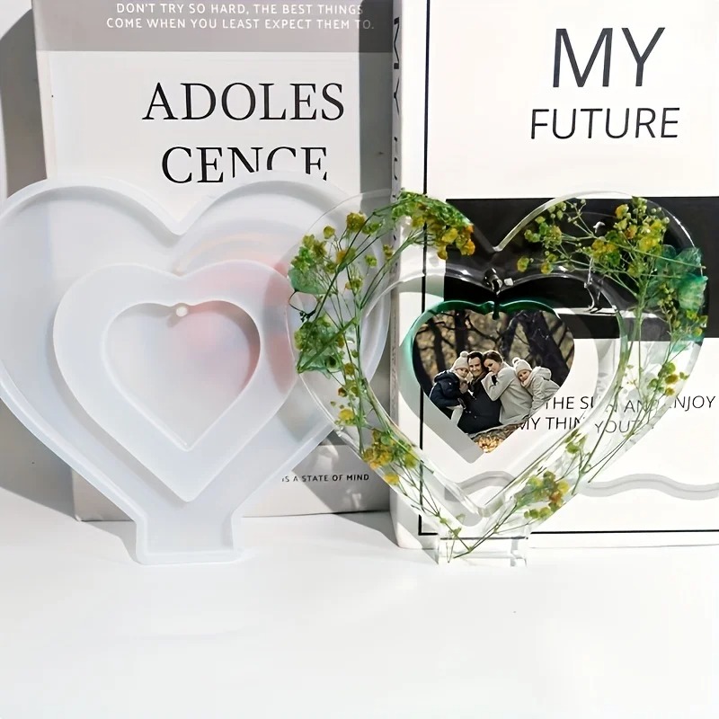 Heart Resin Molds, 2 Pieces Lo - Resin Art A Keychain recension och pris