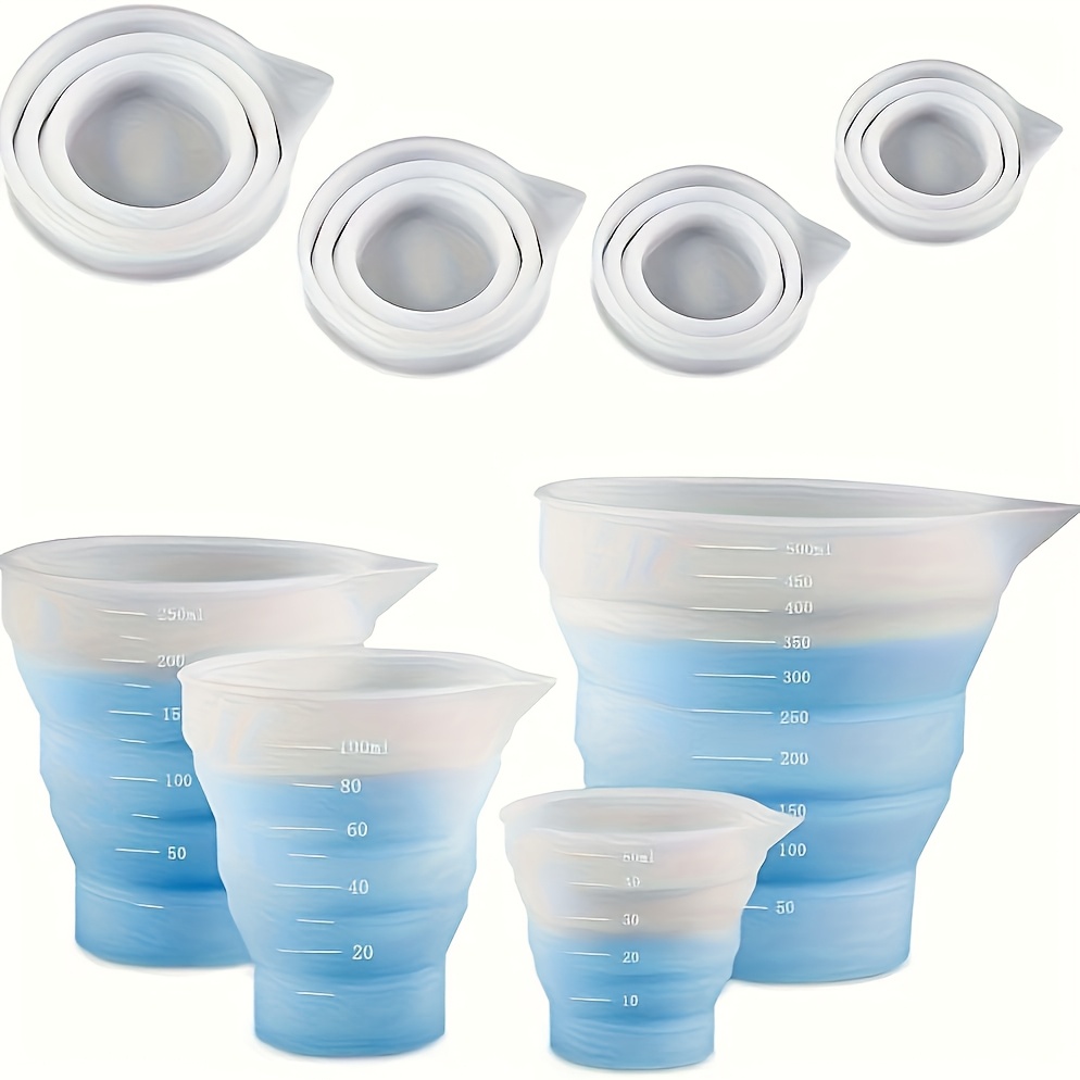 50-500ml Foldable Silicone Mea - Resin Mixing Cup recension och pris