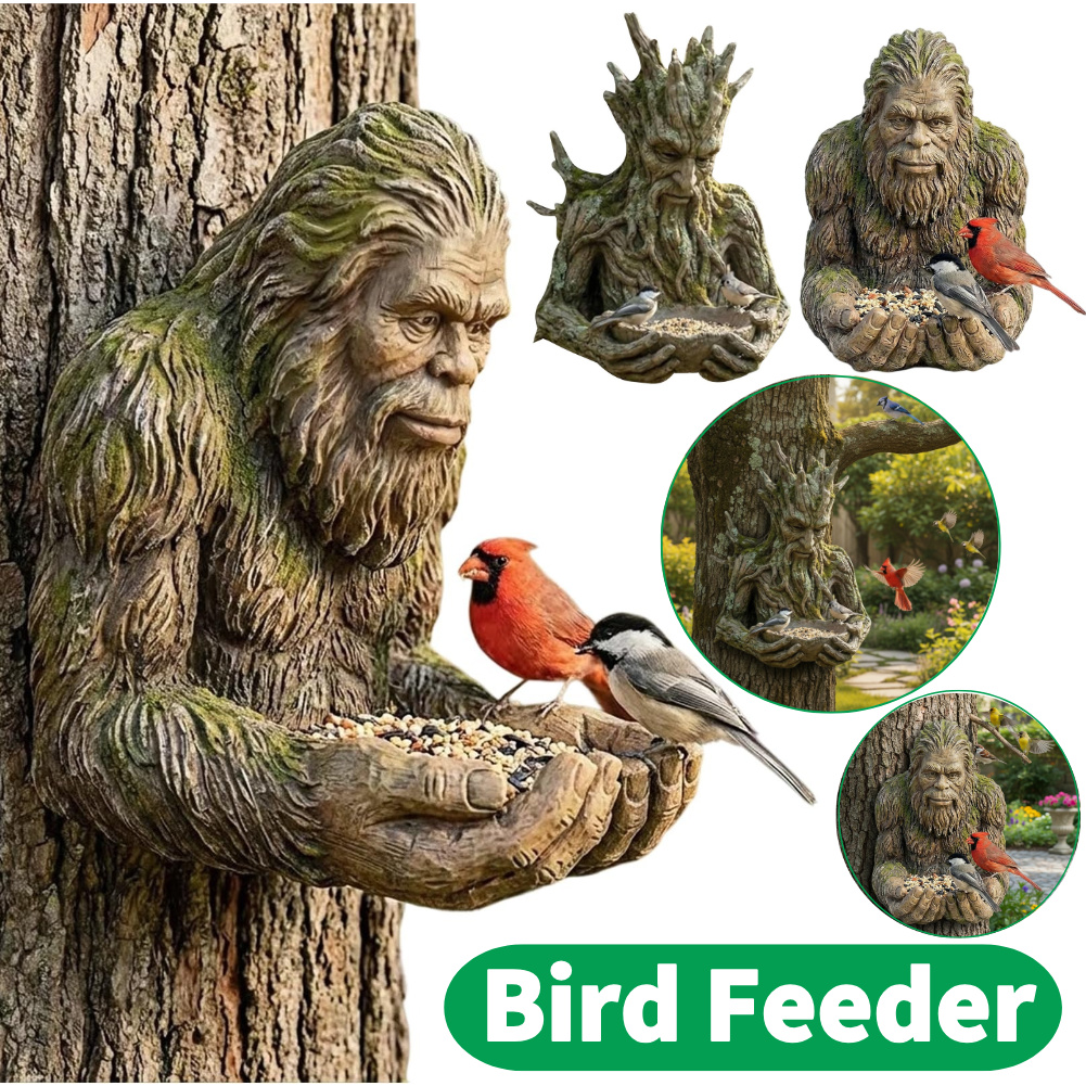 Bird Feeder Resin Sasquatchs S - Resin Art Tree recension och pris