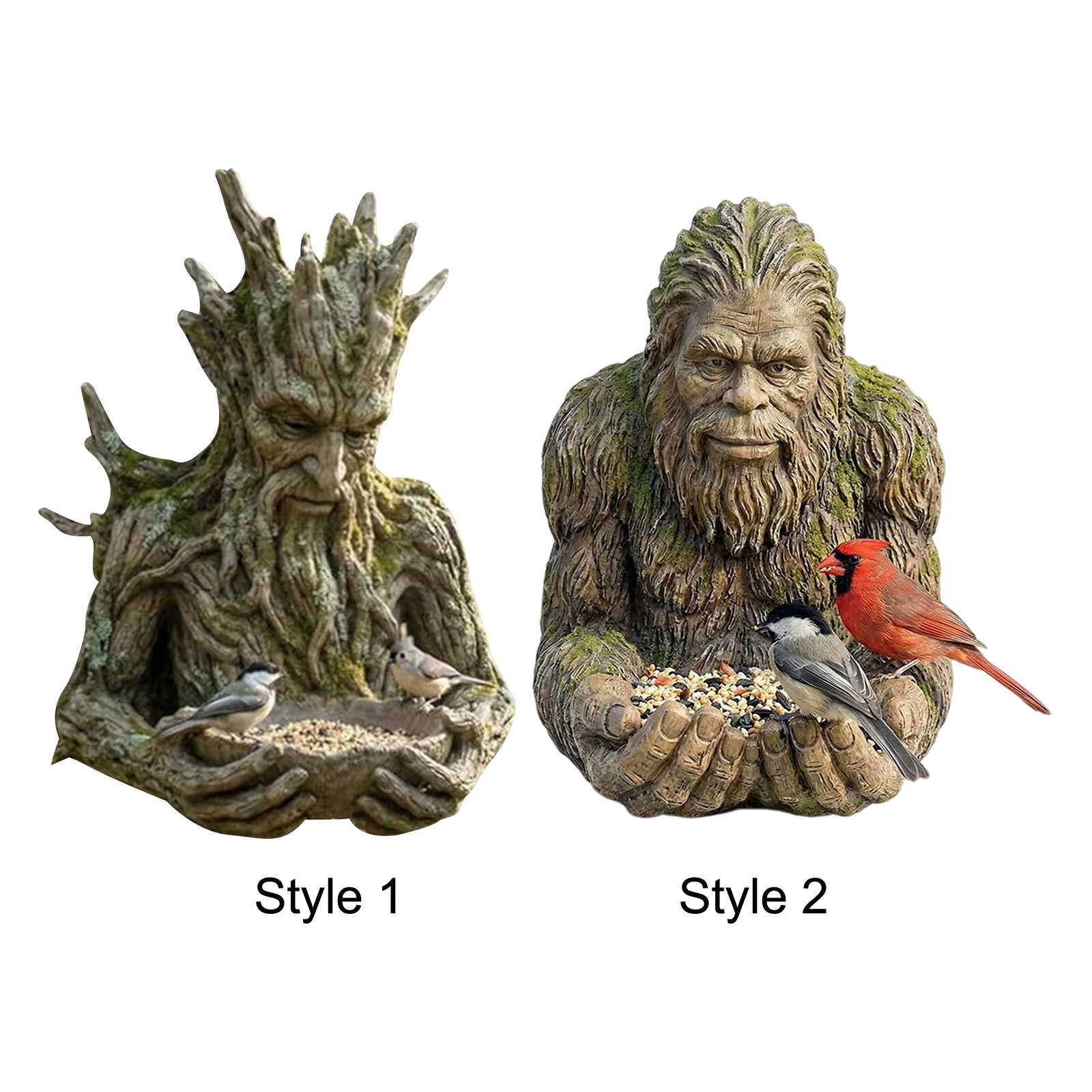 Bird Feeder Resin Sasquatchs S - Resin Art Tree recension och pris