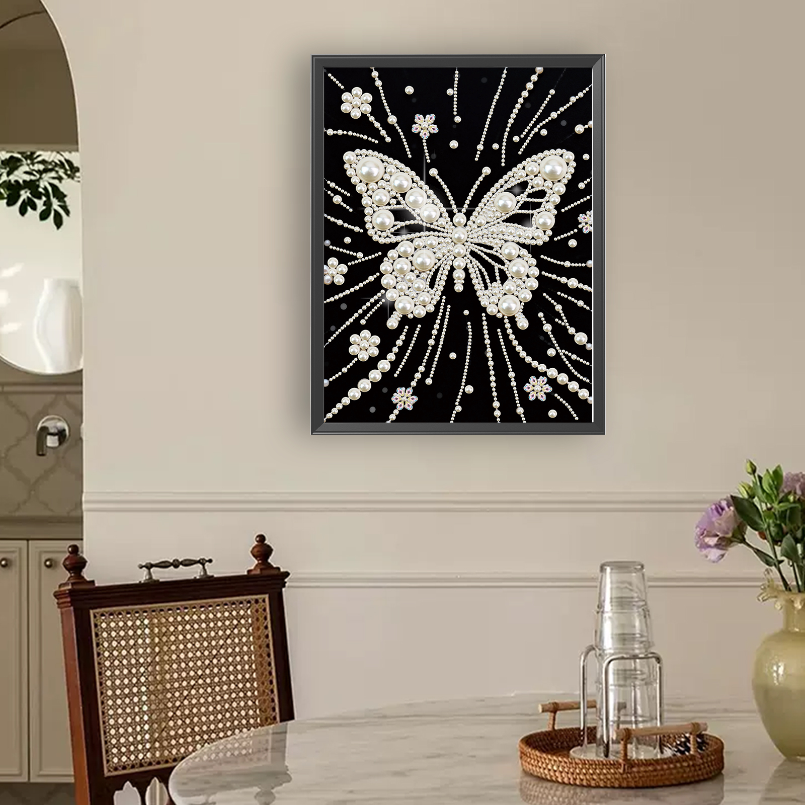 DIY Pearl Art Painting for Hom - Resin Art On Wall recension och pris