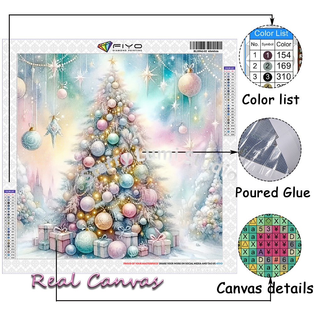Diamond Painting Kit Christmas - Resin Art Tree recension och pris