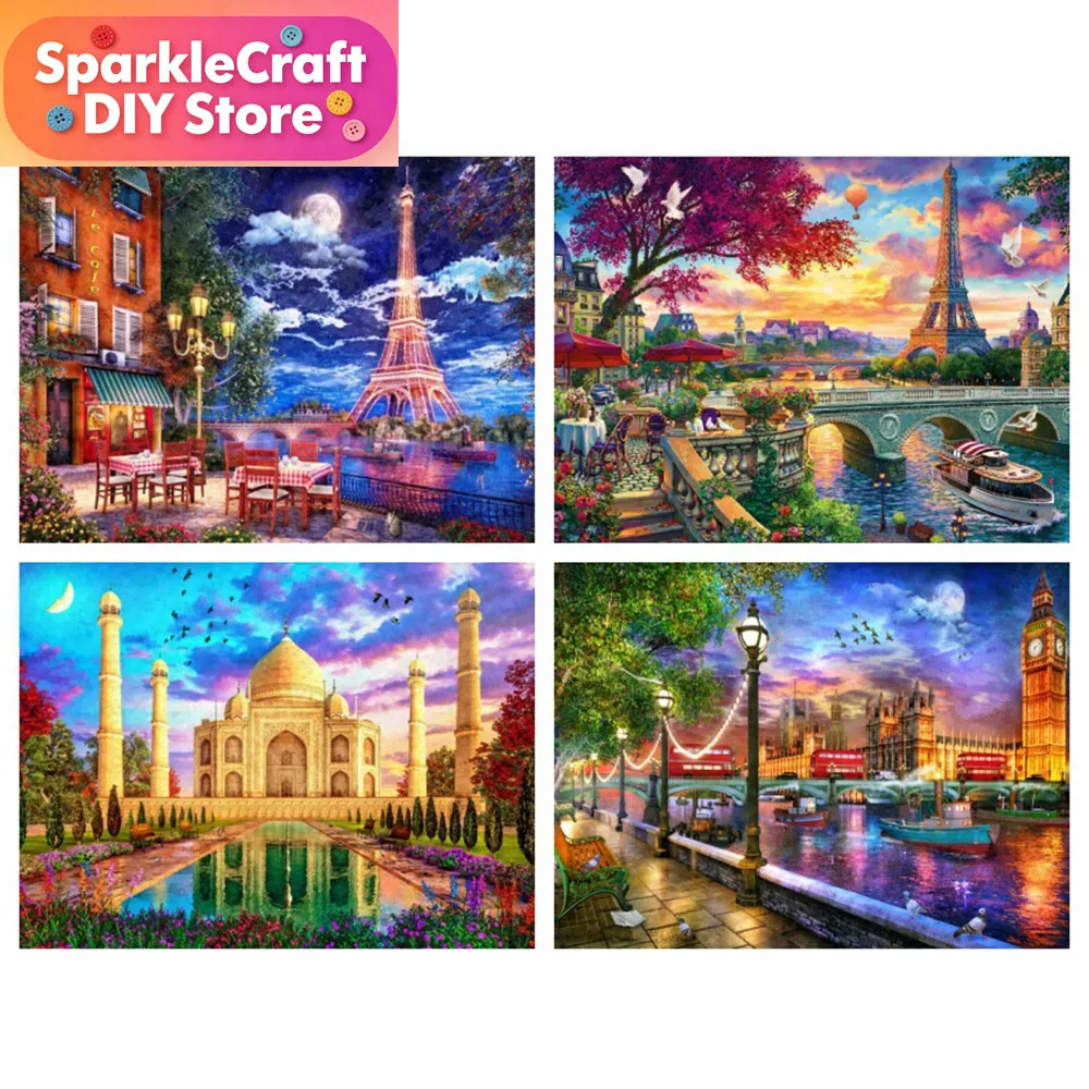 1pc frameless  diamond paintin - Resin Art Painting recension och pris