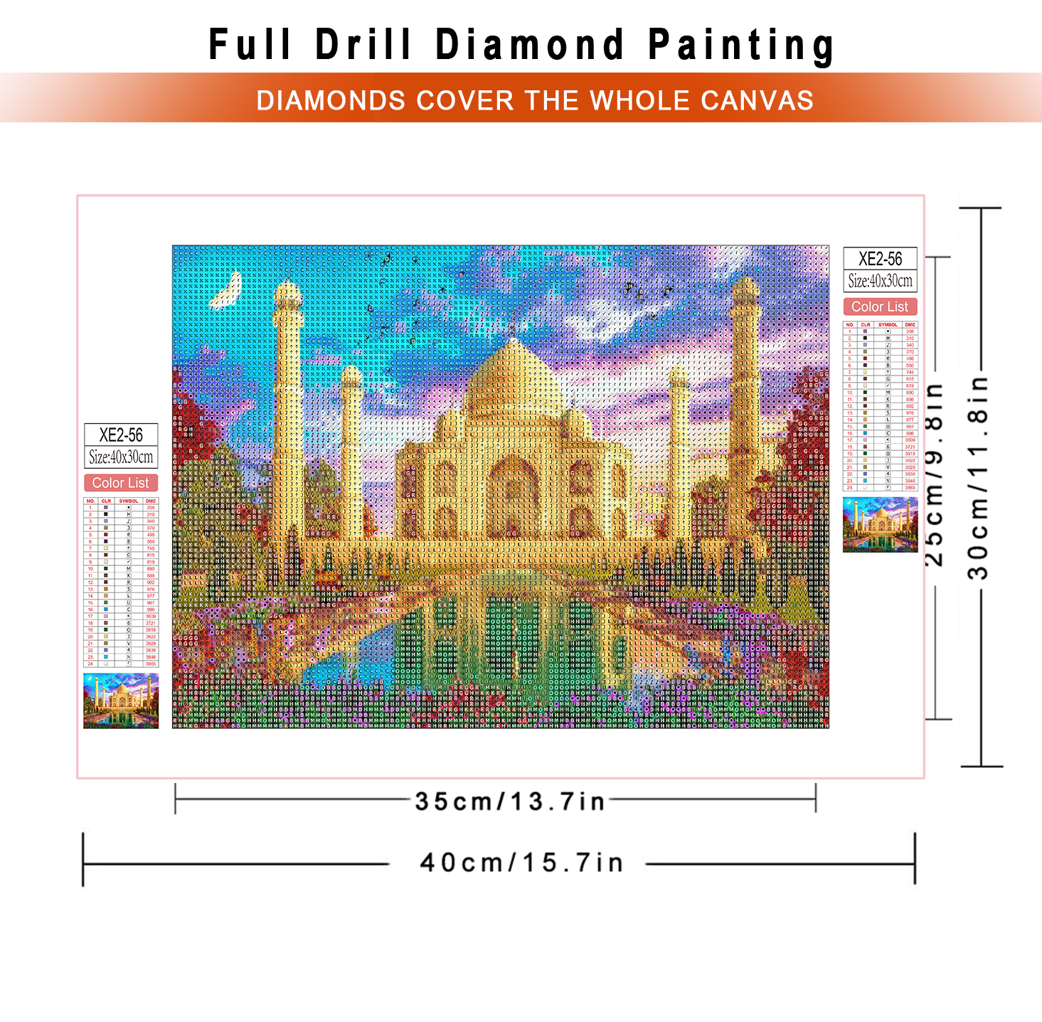 1pc frameless  diamond paintin - Resin Art Painting recension och pris