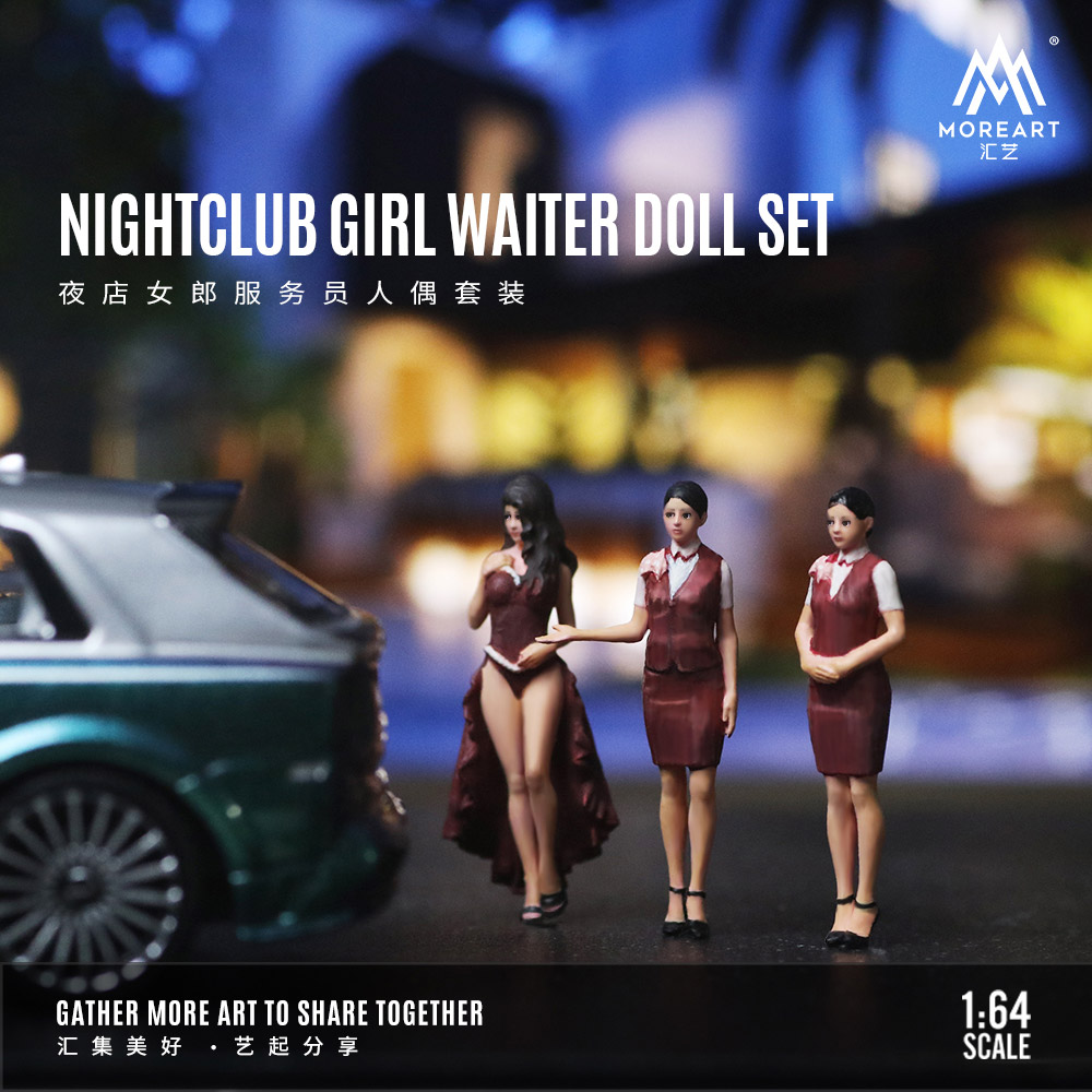 More Art 1:64  Club Girl Waitr - Resin Art And Decor recension och pris