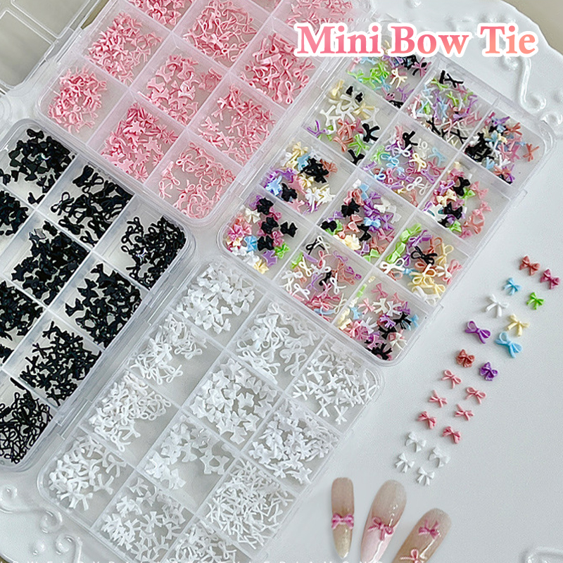 12 Grids Colorful Bowknot Set  - Resin Art And Decor recension och pris