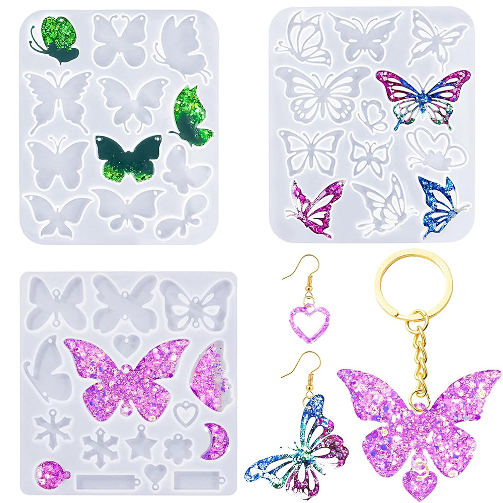 Resin Earring Molds Butterfly  - Resin Art A Keychain recension och pris