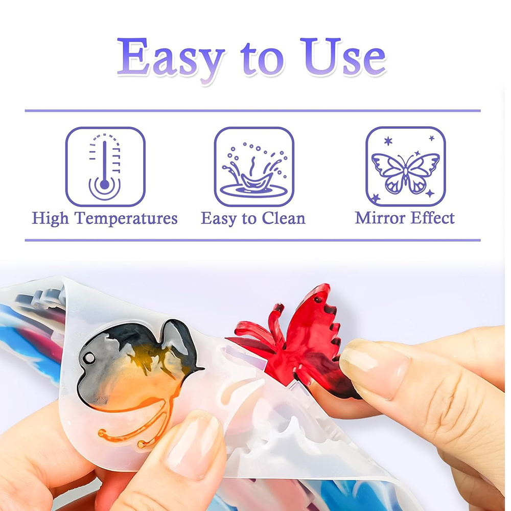 Resin Earring Molds Butterfly  - Resin Art A Keychain recension och pris