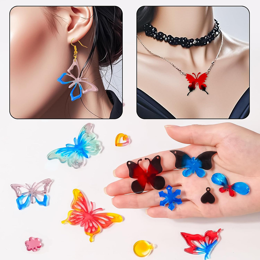 Resin Earring Molds Butterfly  - Resin Art A Keychain recension och pris