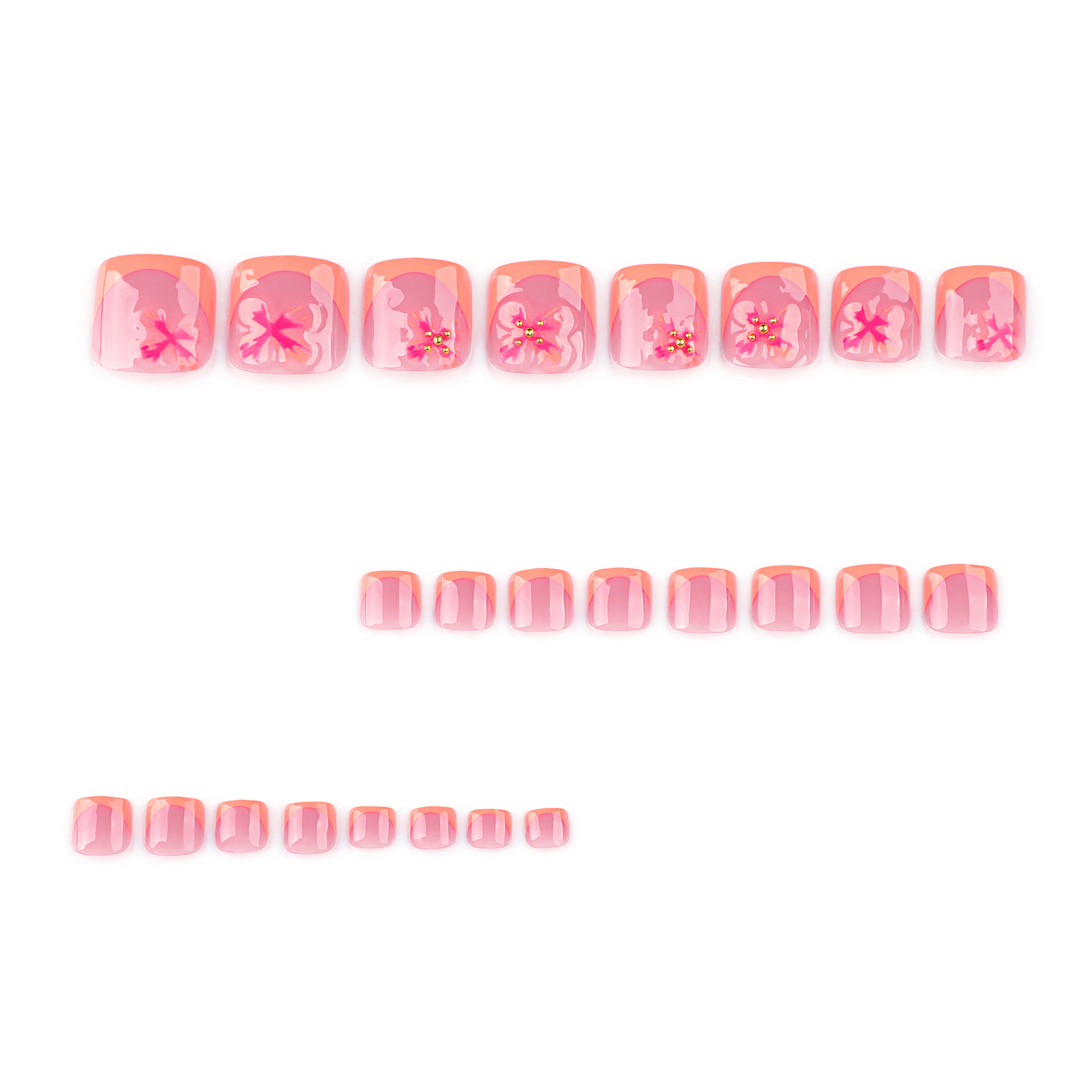 24pcs Charming Flower Pattern  - Resin Art Flowers recension och pris