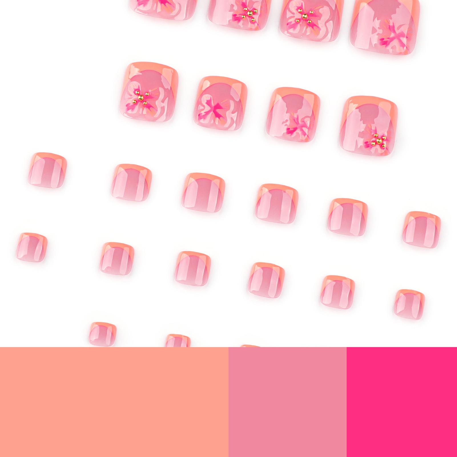 24pcs Charming Flower Pattern  - Resin Art Flowers recension och pris