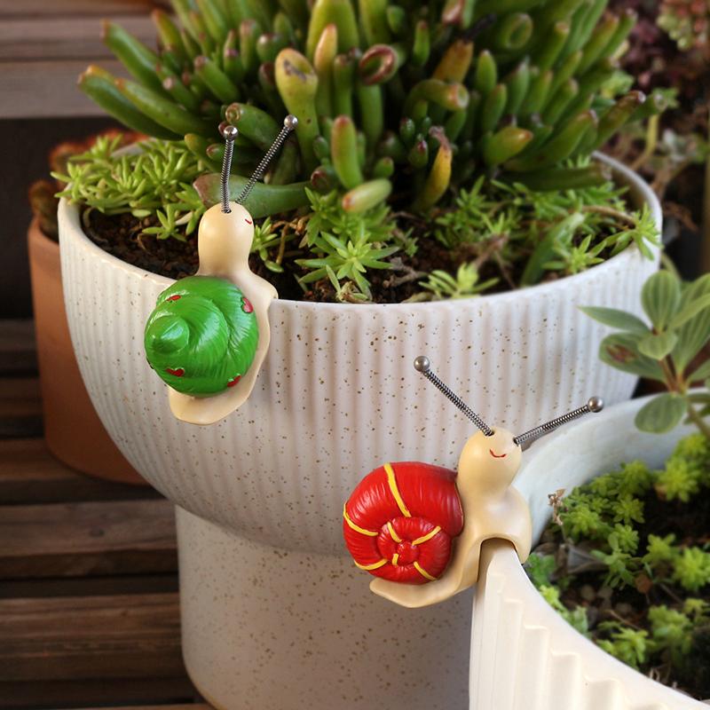Resin Snail Planter Pot Hugger - Resin Art Flowers recension och pris