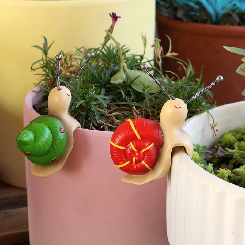 Resin Snail Planter Pot Hugger - Resin Art Flowers recension och pris