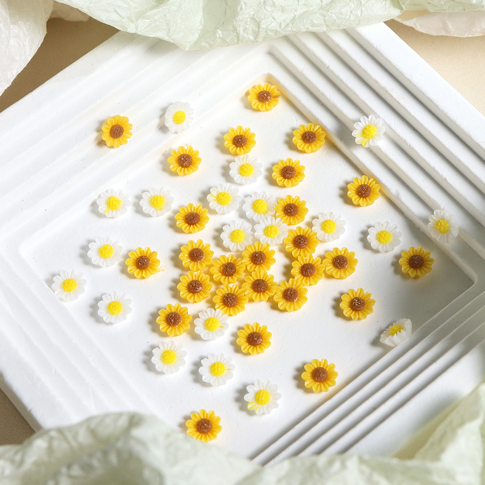 50Pcs Resin Filling 6mm Yellow - Resin Art A Keychain recension och pris