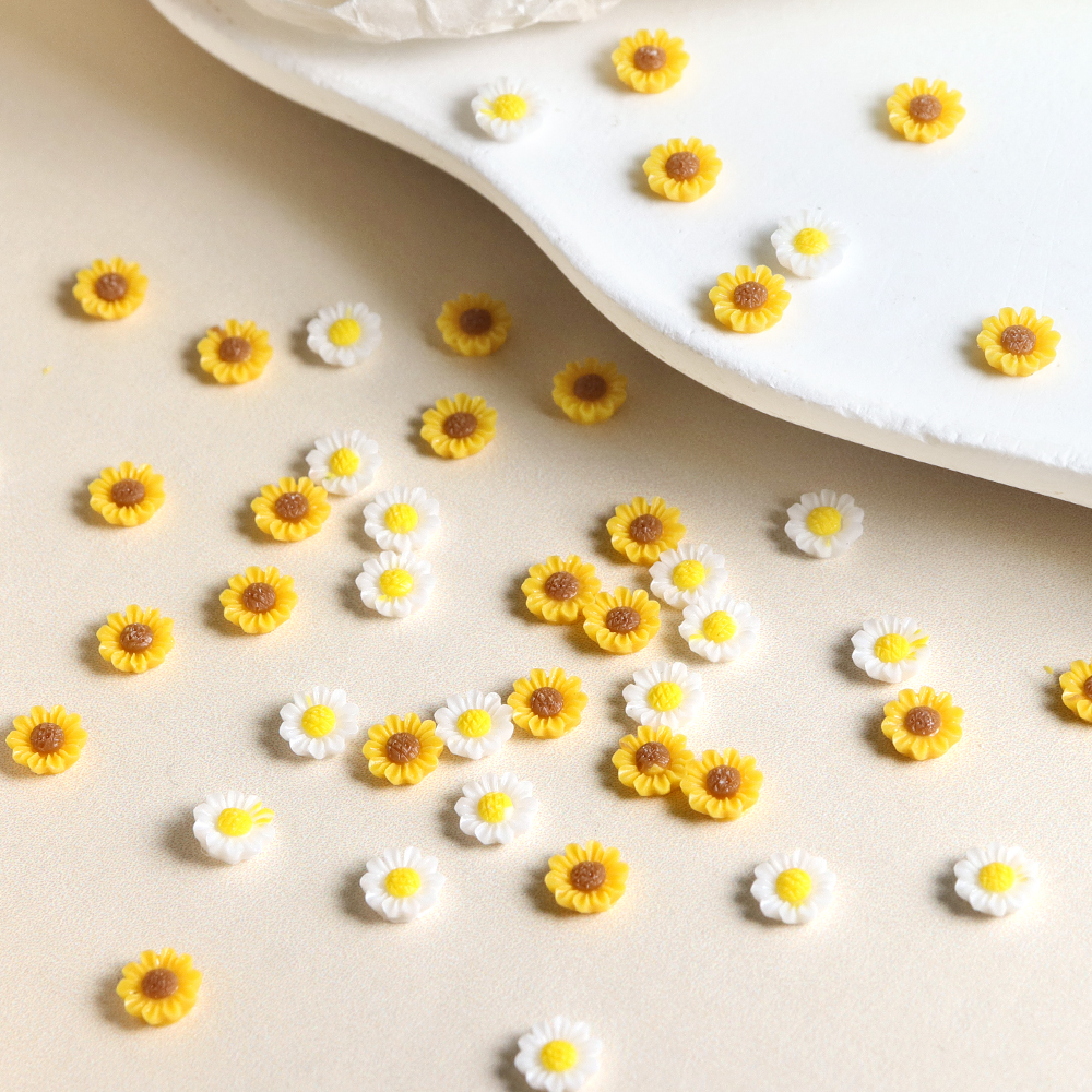 50Pcs Resin Filling 6mm Yellow - Resin Art A Keychain recension och pris