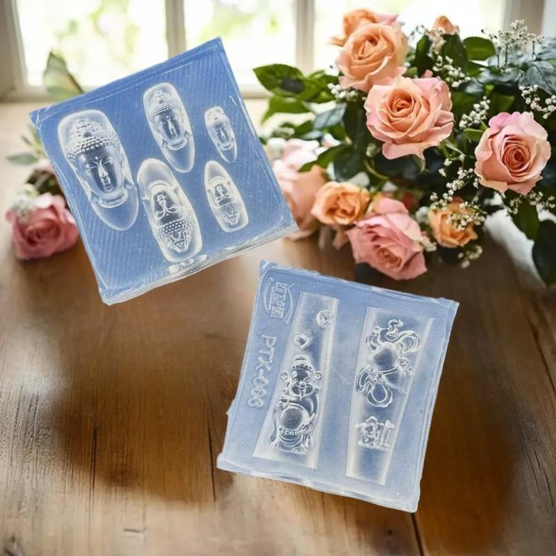 Chinese Fortune  Head Silicone - Resin Art Template recension och pris