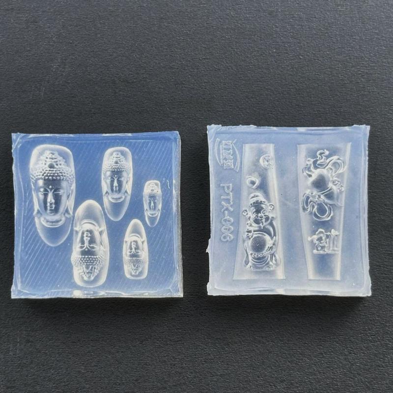 Chinese Fortune  Head Silicone - Resin Art Template recension och pris
