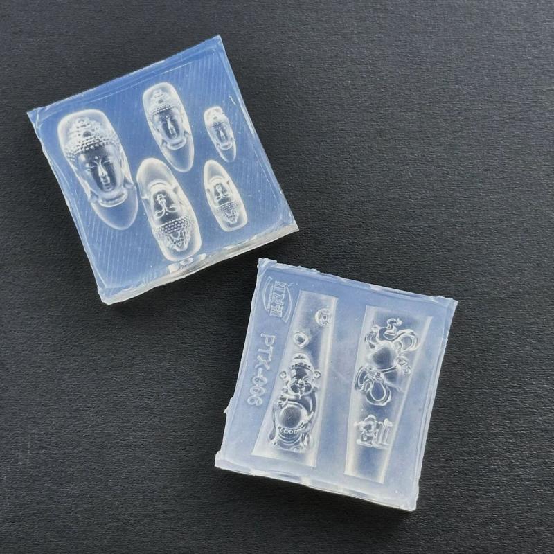 Chinese Fortune  Head Silicone - Resin Art Template recension och pris