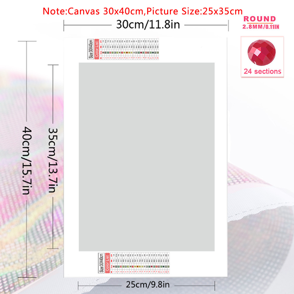 1pc frameless  Diamond Art Pai - Resin Art On Wall recension och pris