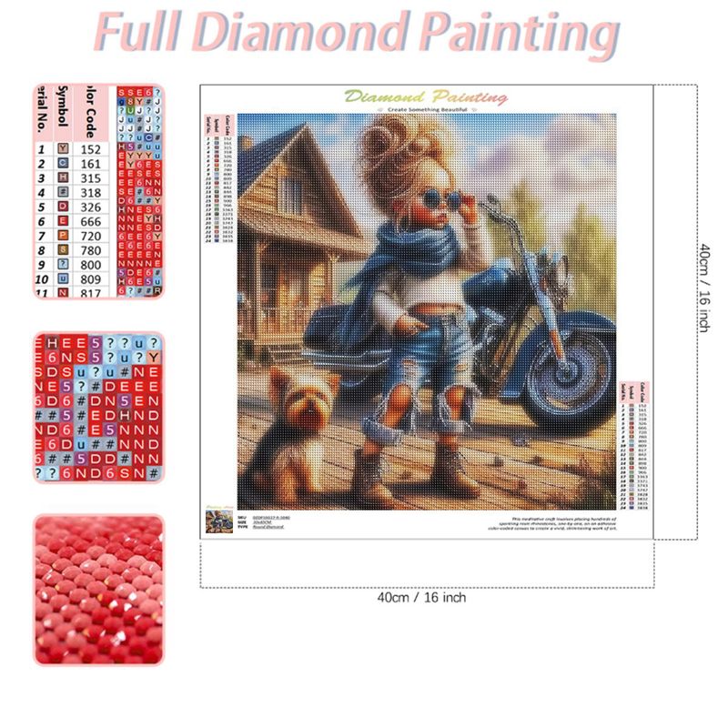1pc frameless   Full Square Di - Resin Art Painting recension och pris