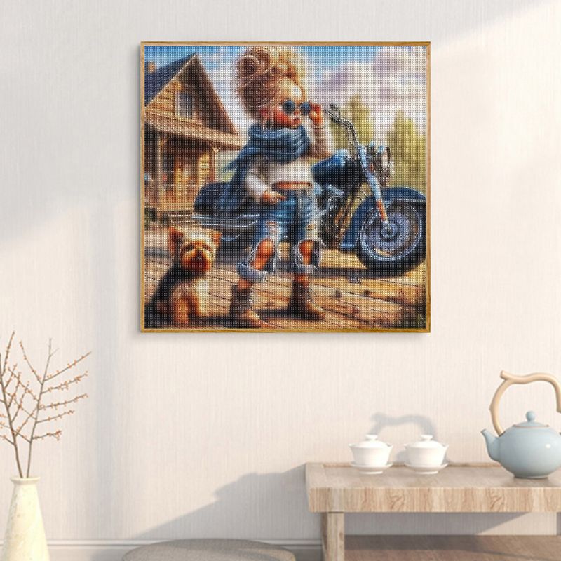 1pc frameless   Full Square Di - Resin Art Painting recension och pris