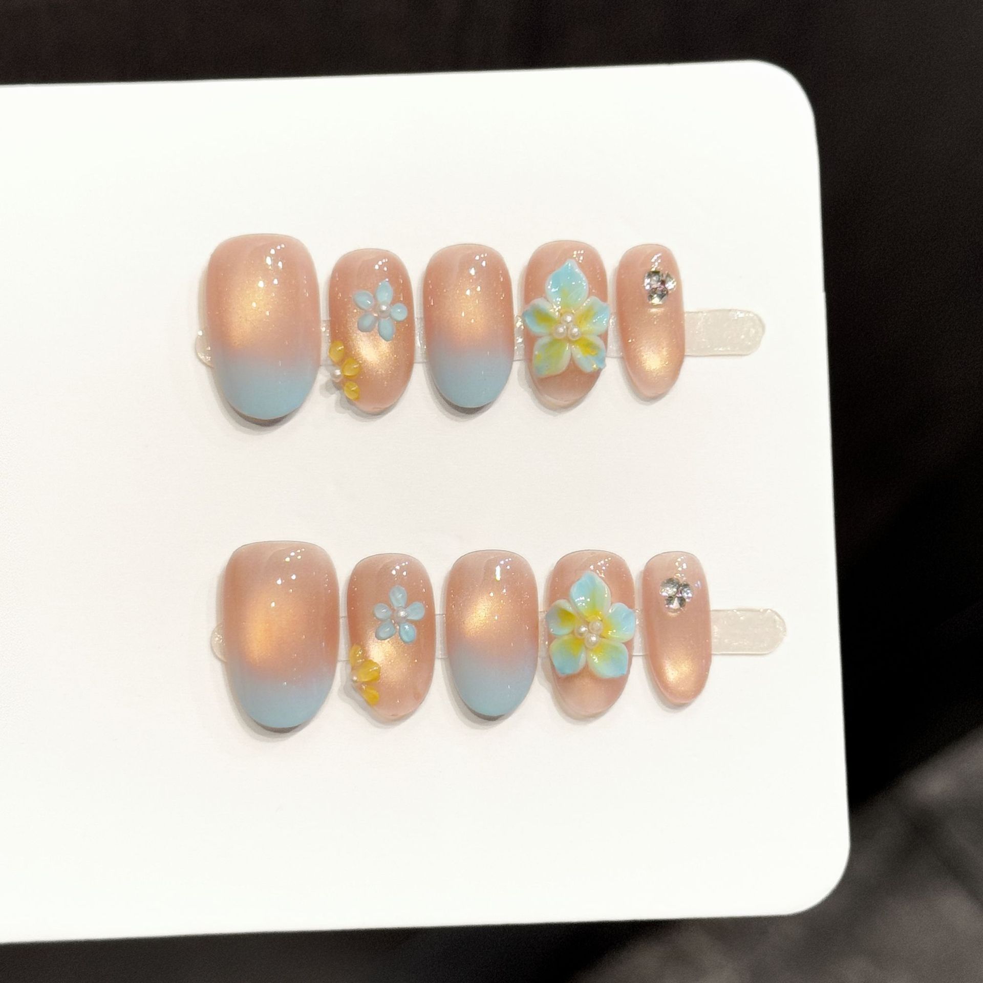 10pcs Pure Hand Pressed Short  - Resin Art Flowers recension och pris