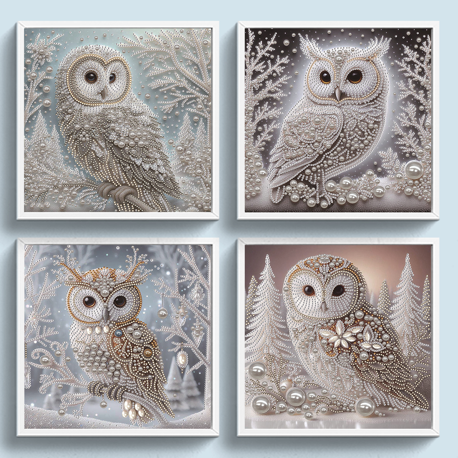 Owl Special Shaped 5D DIY Part - Resin Art On Wall recension och pris