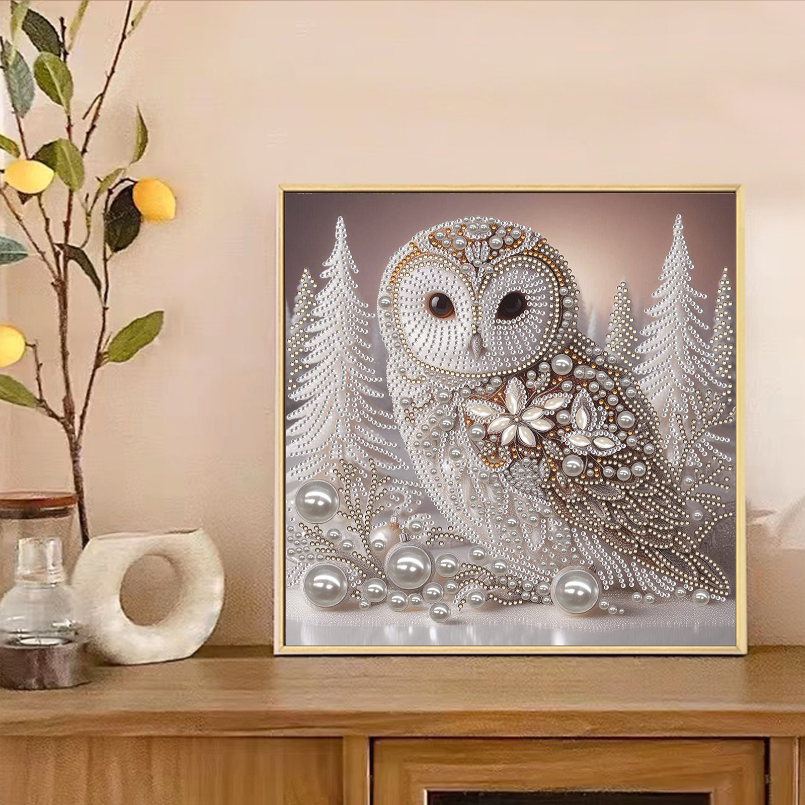 Owl Special Shaped 5D DIY Part - Resin Art On Wall recension och pris